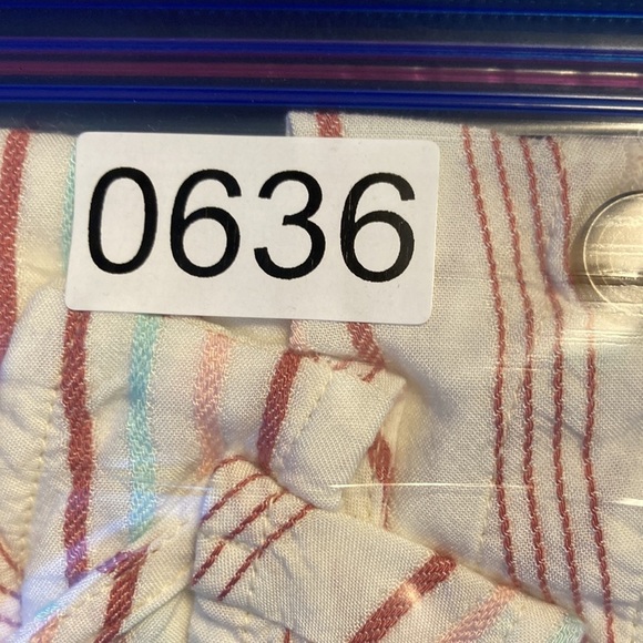 Tavik Gia Cover-Up Midi Dress Multi Stripe Button Detail XS Swim Vacation Boho - Picture 15 of 16